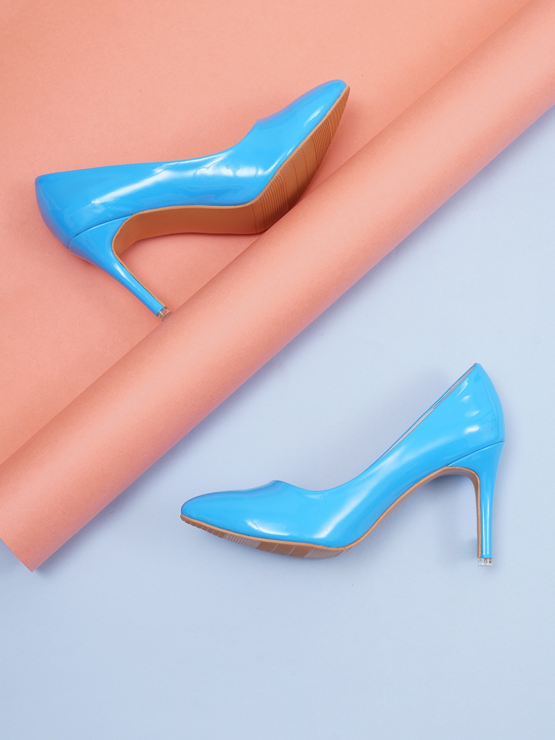 

Sherrif Shoes Blue Party Stiletto Pumps