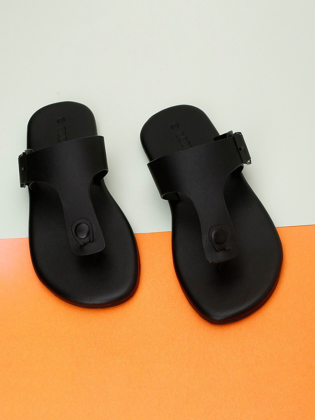 

CODE by Lifestyle Men Black Comfort Synthetic Sandals