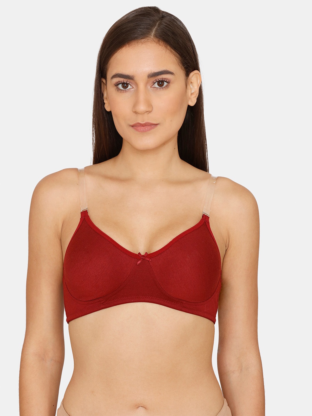 

Rosaline by Zivame Red Non Padded & Non Wired T-shirt Bra