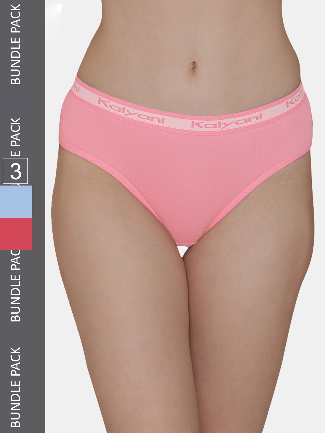 

Kalyani Women Pack Of 3 Hipster Briefs, Blue
