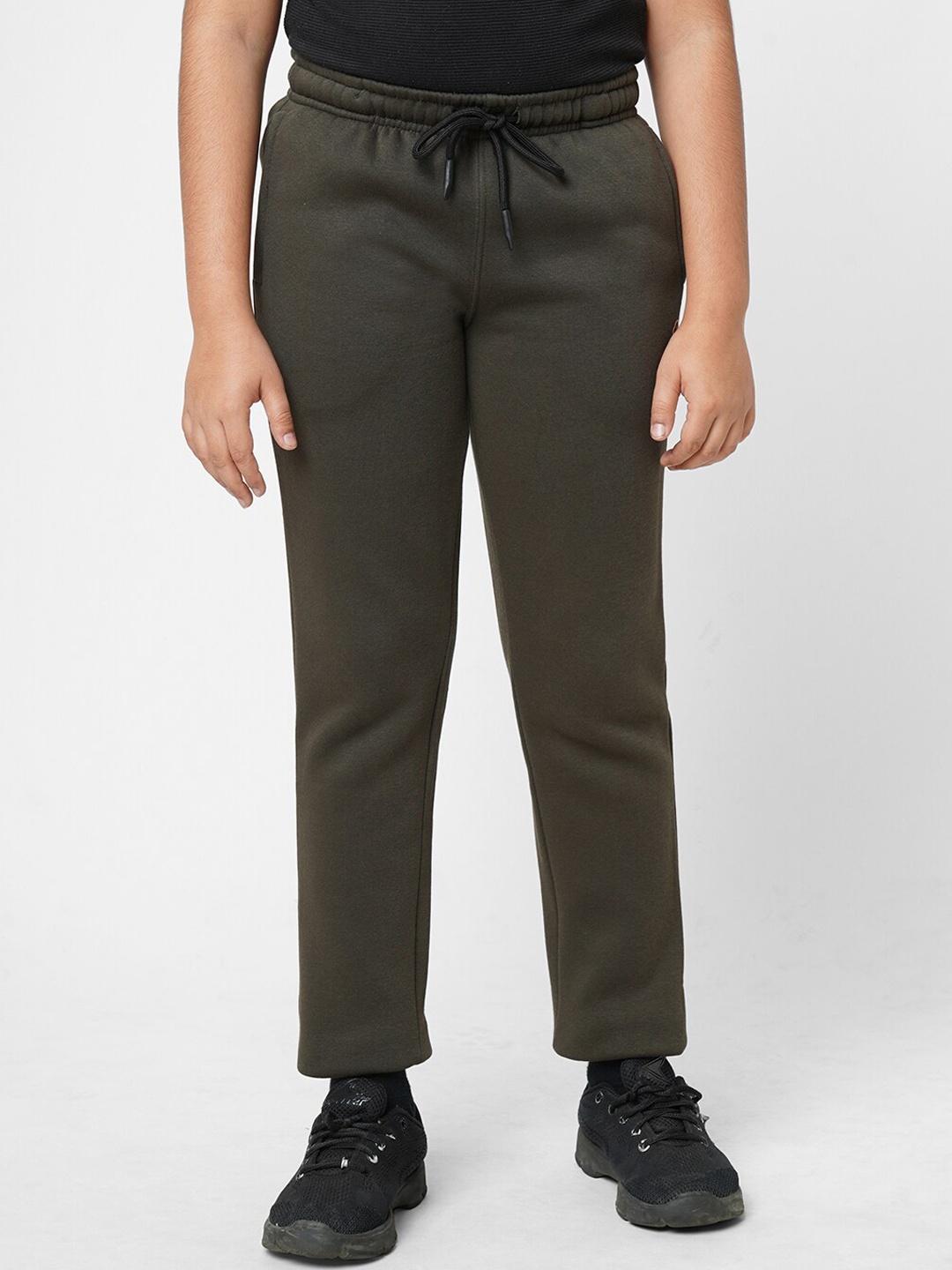 

Sweet Dreams Boys Olive-Green Track Pants