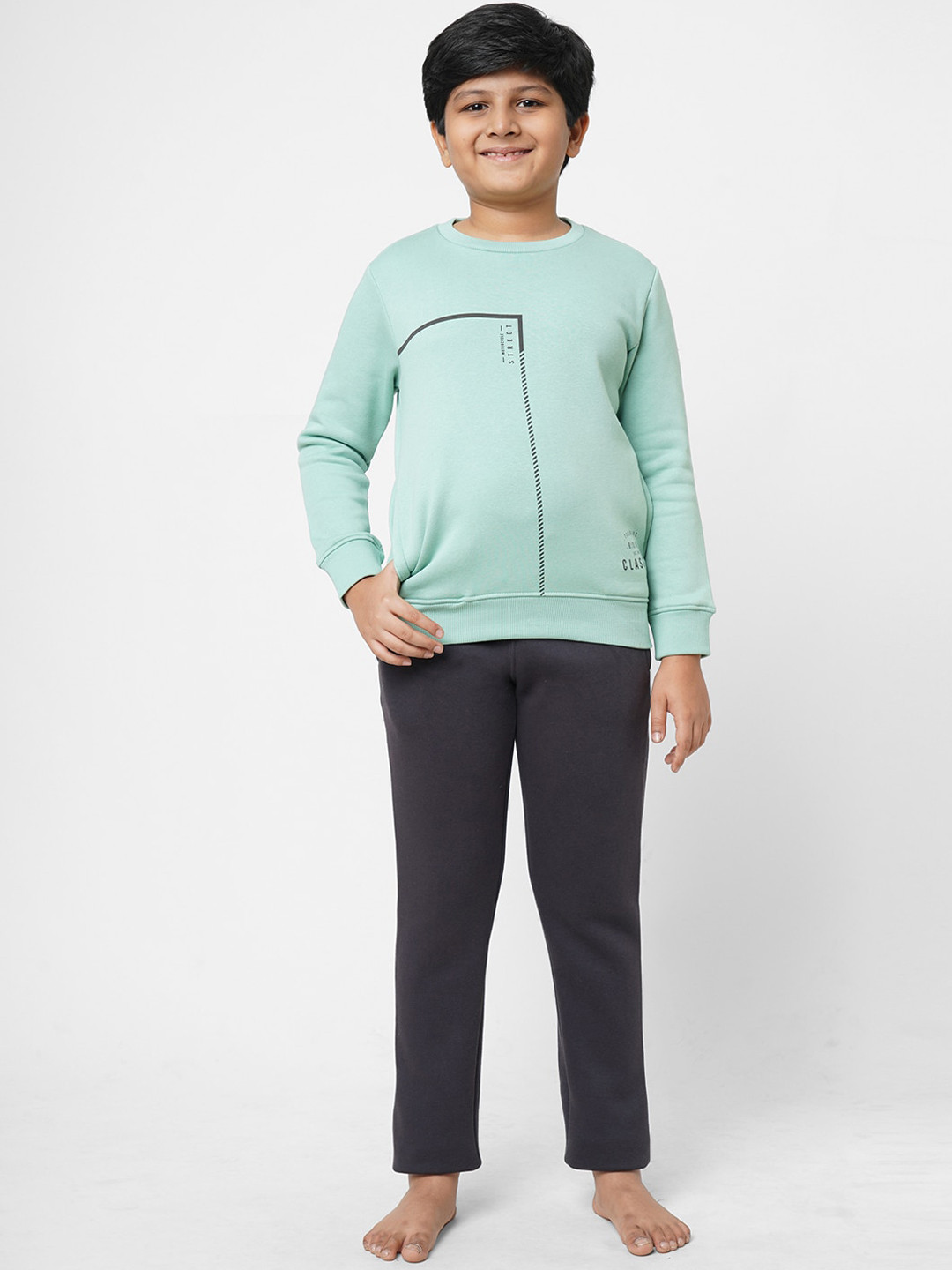 

Sweet Dreams Boys Sea Green Night suit