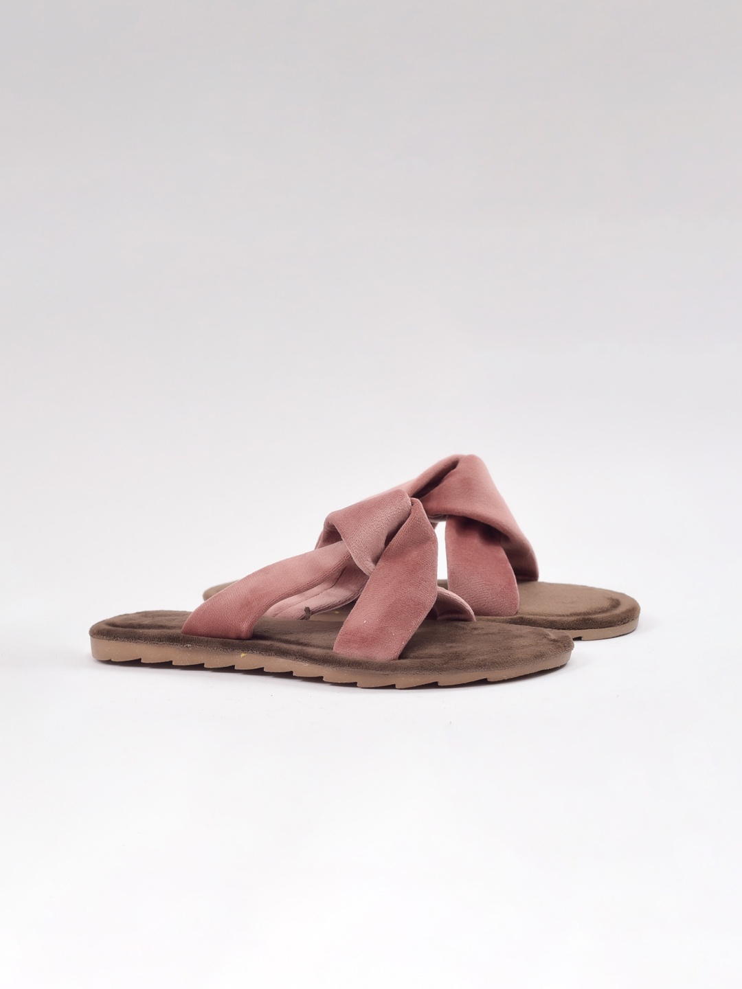 

Apratim Women Peach-Coloured Open Toe Flats