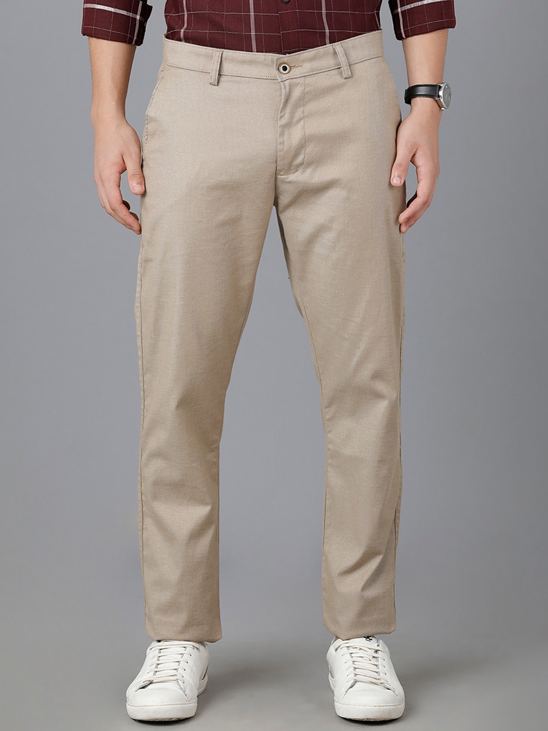 

Classic Polo Men Khaki Slim Fit Cotton Chinos