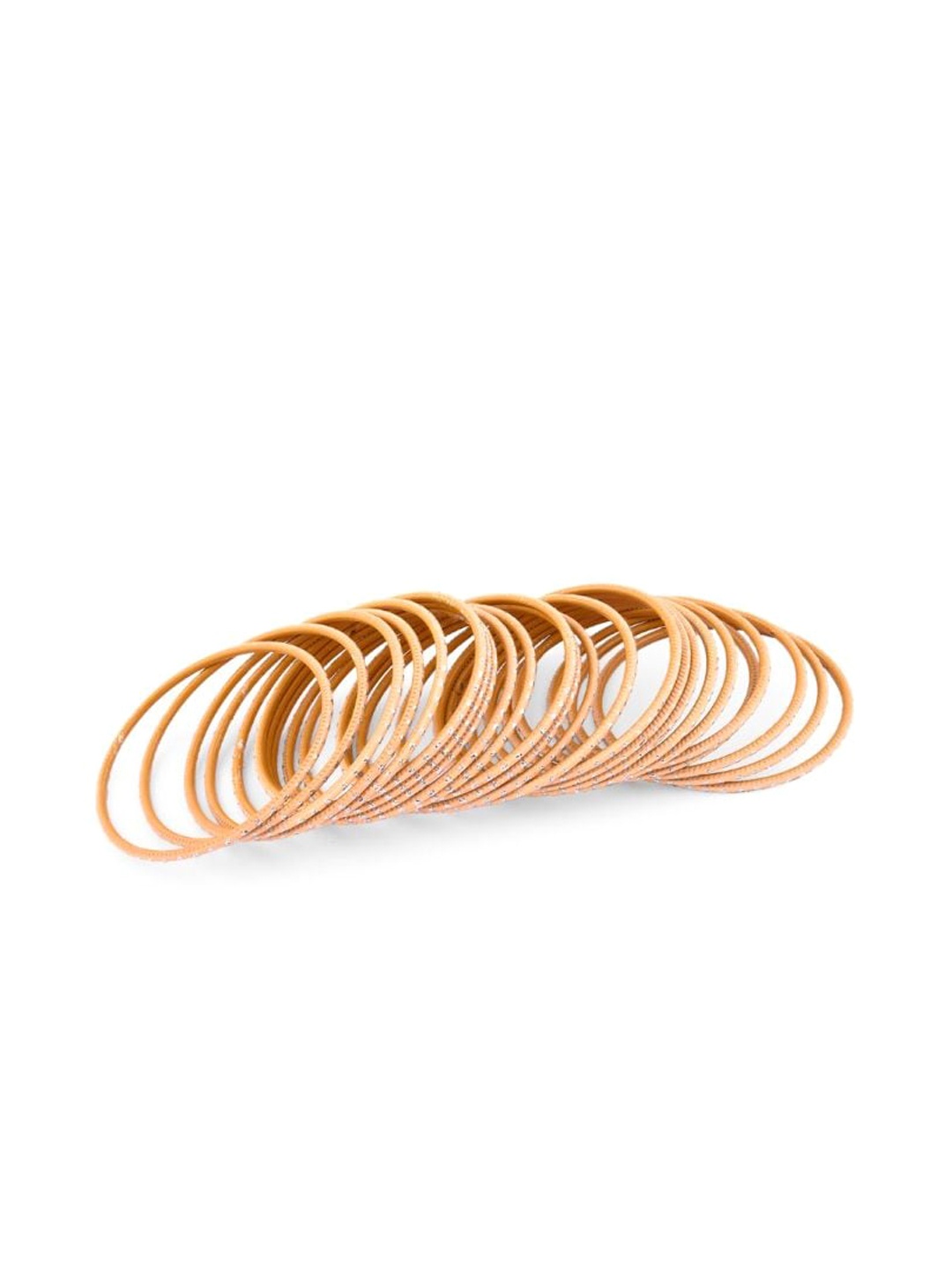 

Efulgenz Set Of 24 Yellow Metal Bangles