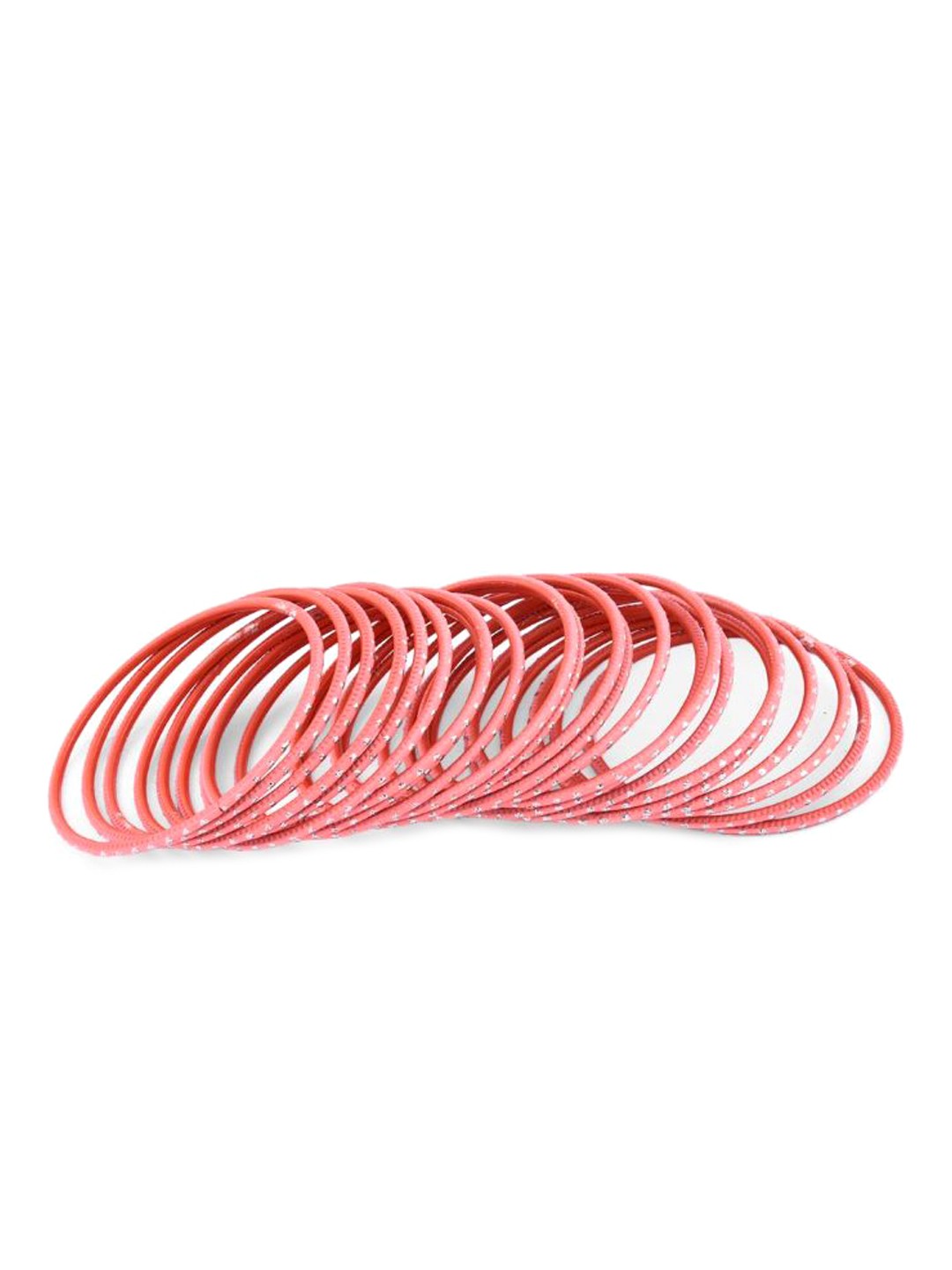 

Efulgenz Set Of 24 Rose Colored Embellished Bangle