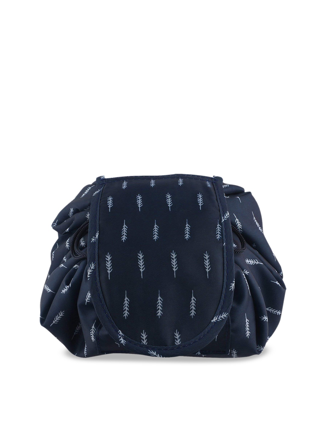 

HOUSE OF QUIRK Blue Cosmetic Travel Pouch, Navy blue
