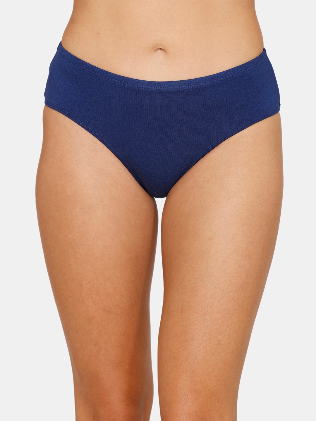 

Zivame Women Blue Cotton Hipster Briefs