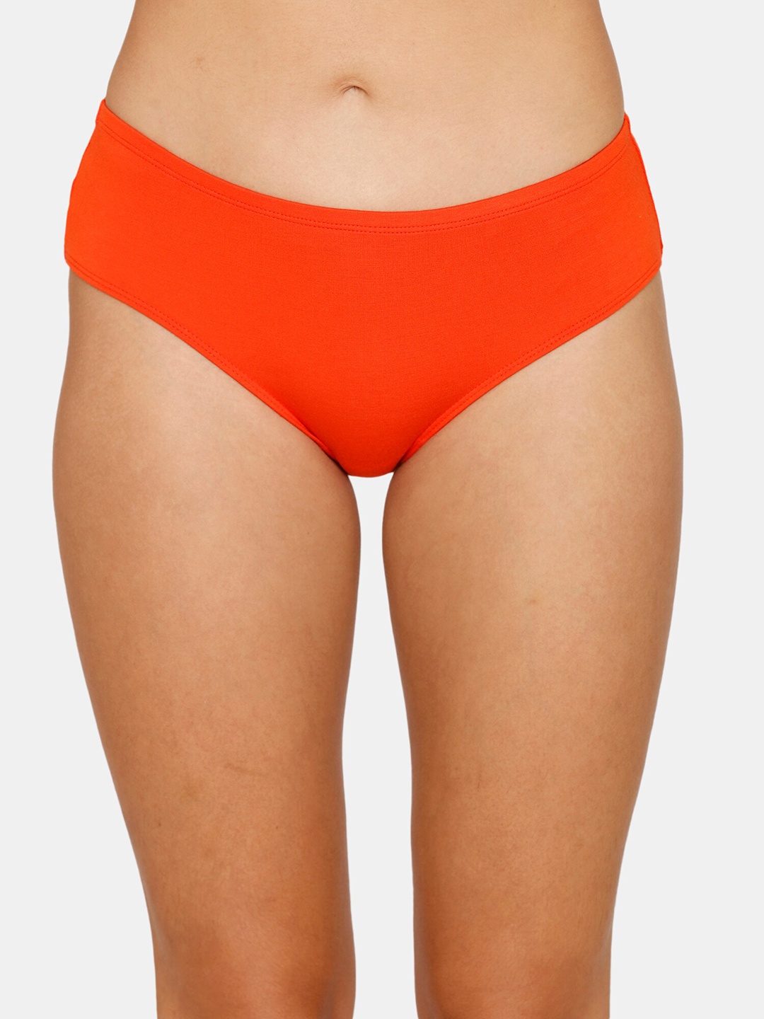 

Zivame Women Orange Pure Cotton Bikini Briefs