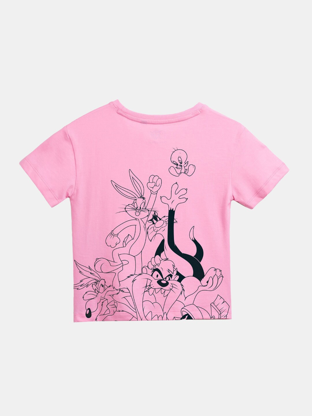 

The Souled Store Boys Pink Cotton Printed T-shirt
