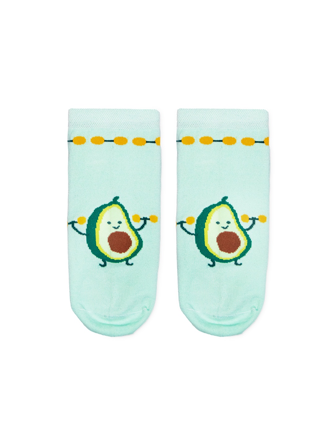 

hexafun Green Patterned Ankle-Length Cotton Socks