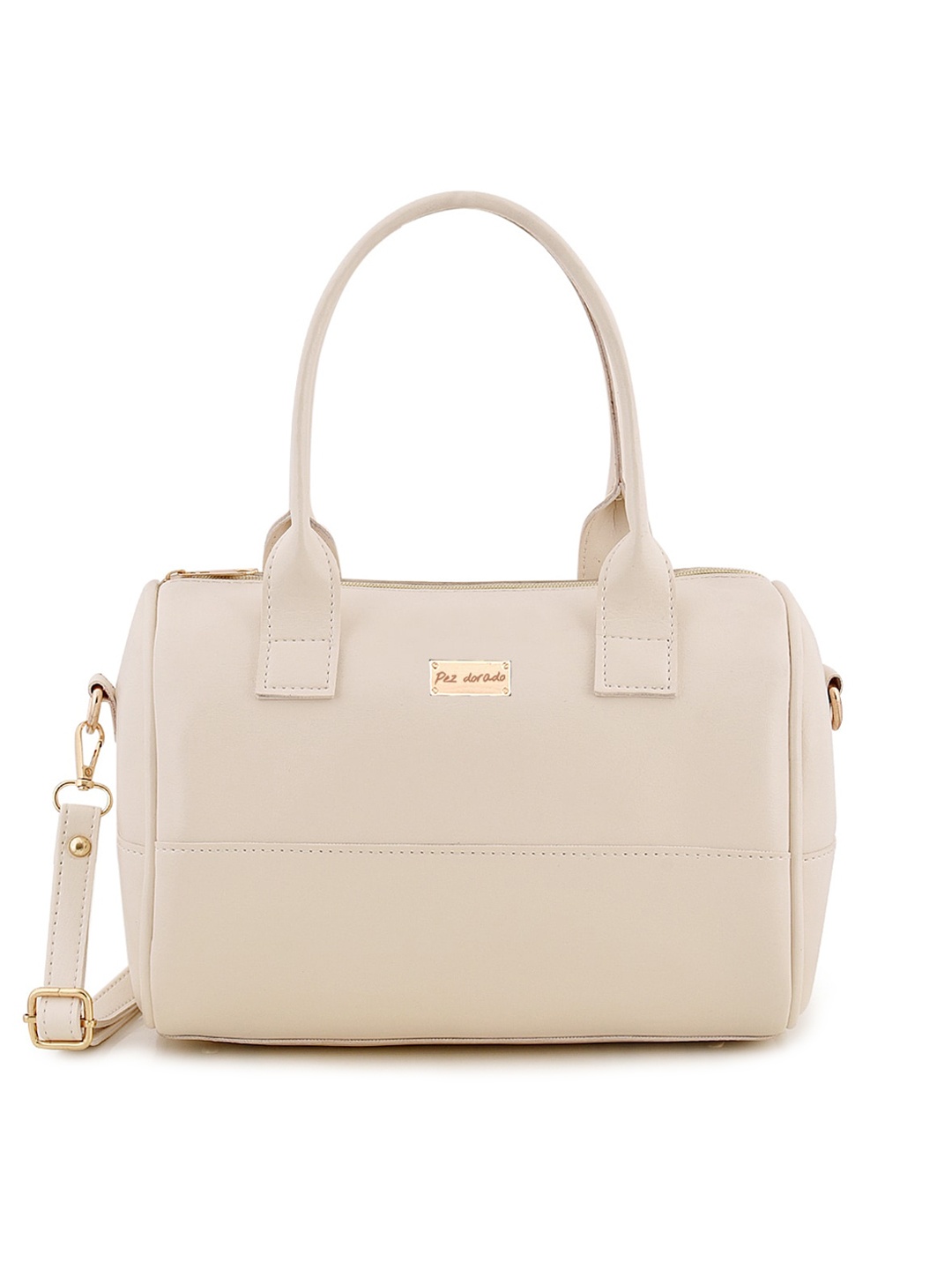 

Pez dorado White Structured Handheld Bag