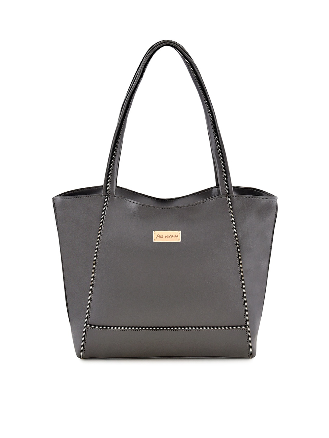 

Pez dorado Grey Structured Shoulder Bag