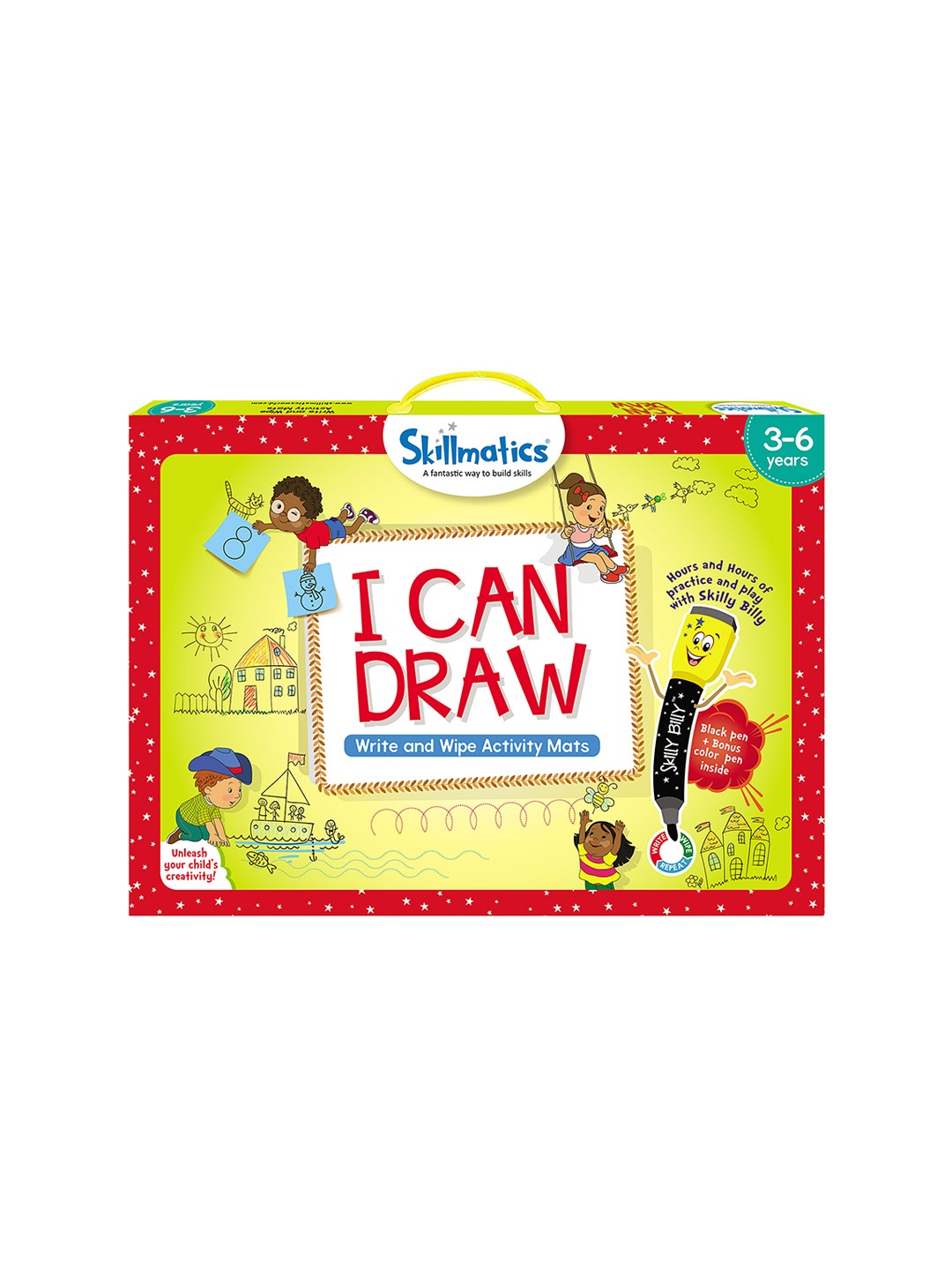 

Skillmatics Kids I Can Draw Activity Game, Yellow