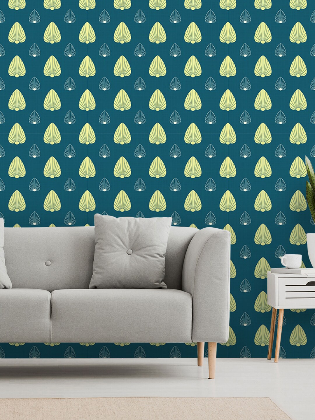 

Asian Paints Green Peel & Stick Self Adhesive Wallpaper
