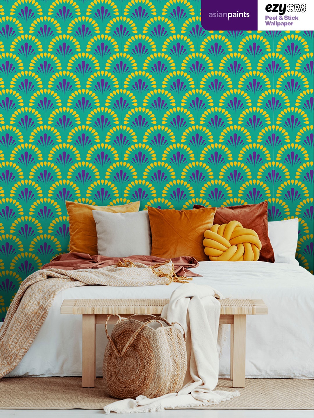 

Asian Paints Green Self Adhesive Wall Decor