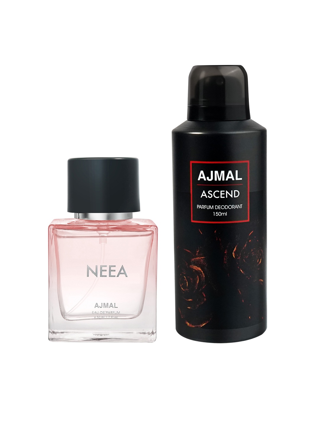 

Ajmal Pack of 2 Neea Perfume-50ml + Ascend Deodorant-150ml, Pink