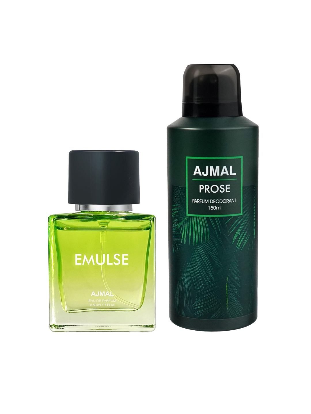 

Ajmal Set of Emulse Eau de Parfum 50ml & Prose Deodorant 150ml, Green