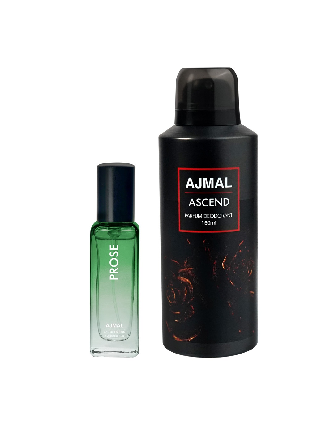 

Ajmal Set of Prose Eau de Parfum 20ml & Ascend Deodorant 150ml, Green