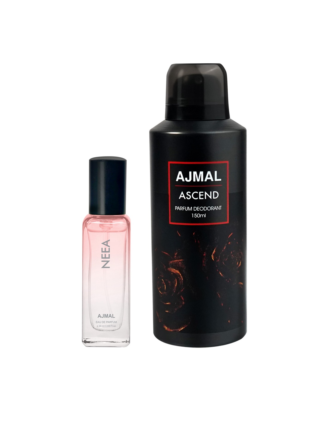 

Ajmal Set of Neea Eau de Parfum 20ml & Ascend Deodorant 150ml, Pink