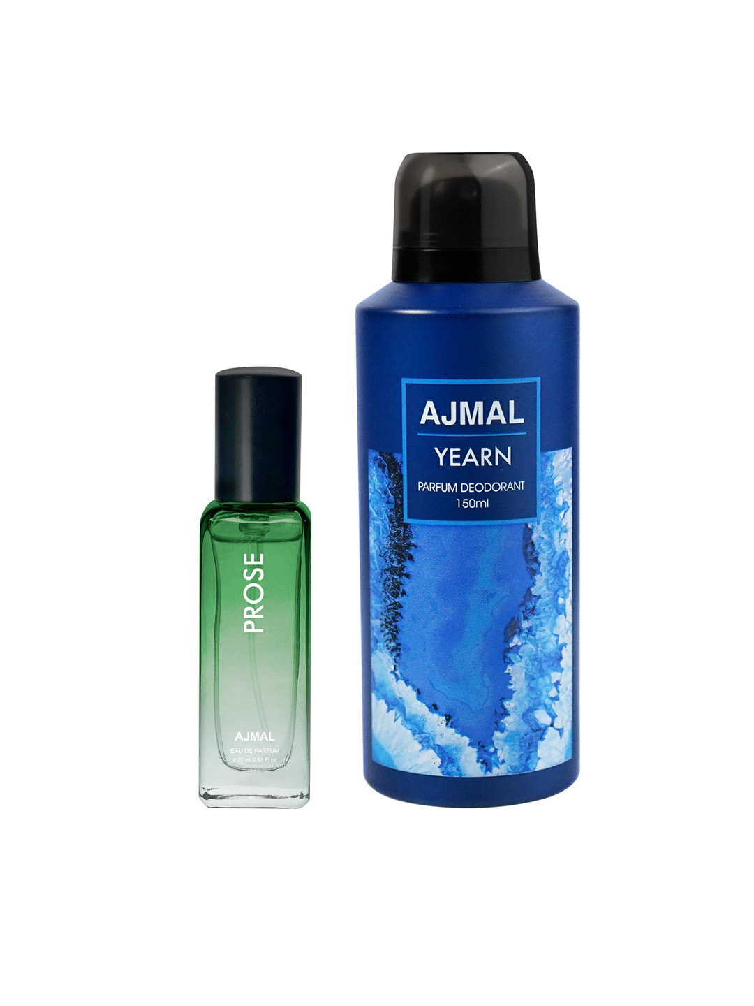 

Ajmal Set of Prose Eau de Parfum 20ml & Yearn Deodorant 150ml, Green