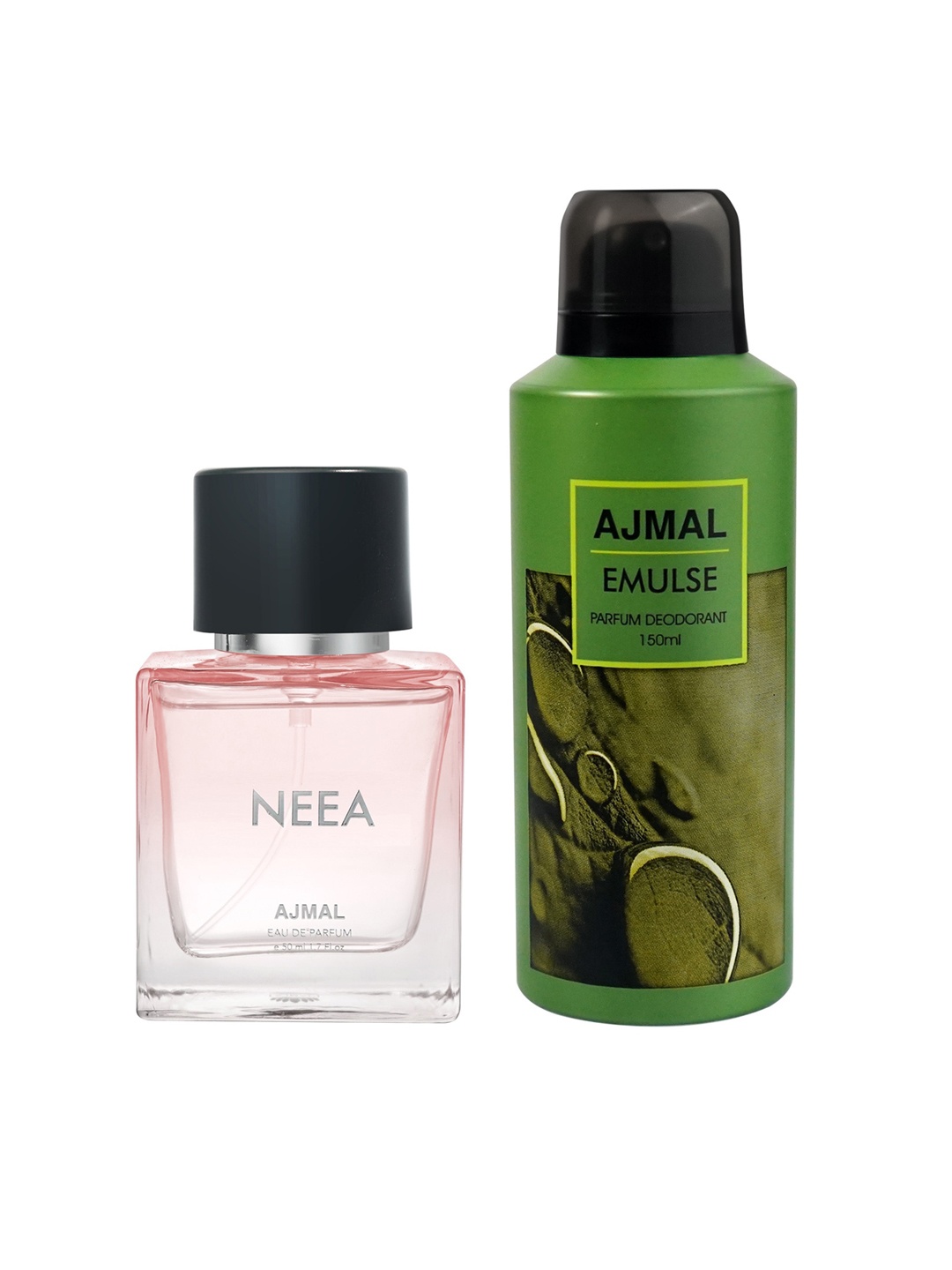 

Ajmal Set of Neea Eau De Parfum - 50 ml & Emulse Deodorant Spray - 150 ml, Pink