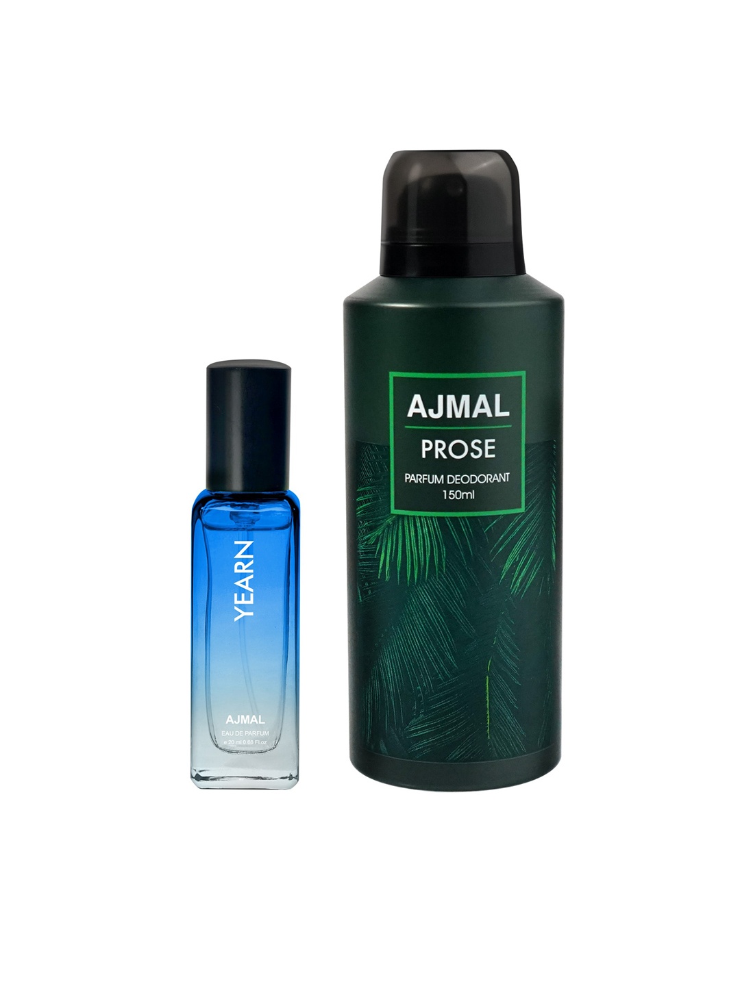 

Ajmal Set of Yearn Eau de Parfum 20ml & Prose Deodorant 150ml, Green