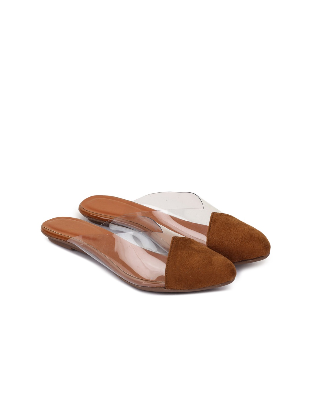 

H3F Women Brown Mules Flats