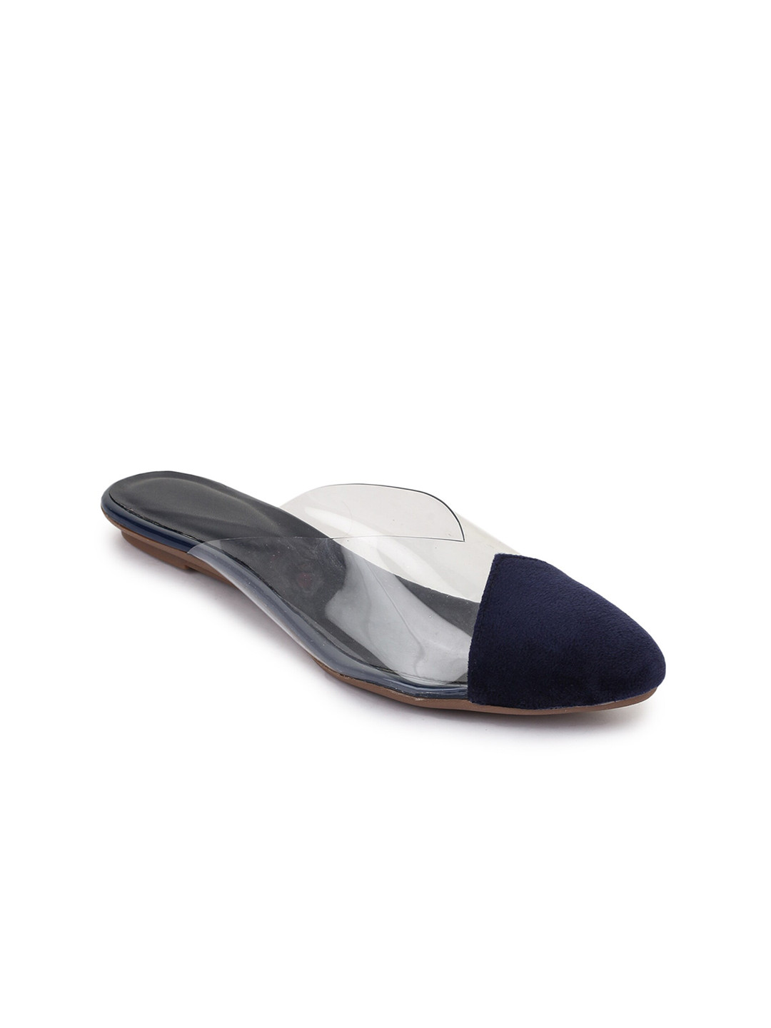 

H3F Women Blue Mules Flats