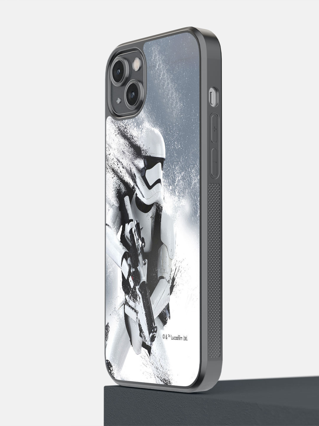 

macmerise Grey & White Trooper Storm iPhone 14 Plus Mobile Back Case