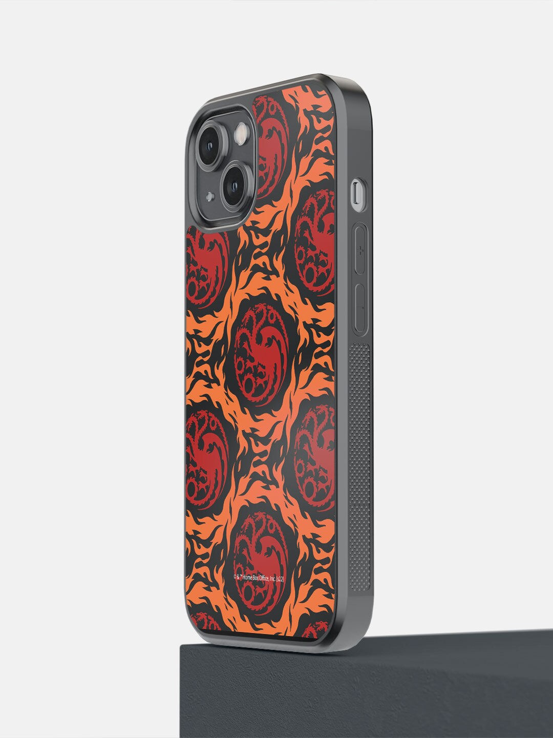 

macmerise Black & Red HOD Fire Flow Printed iPhone 14 Phone Covers