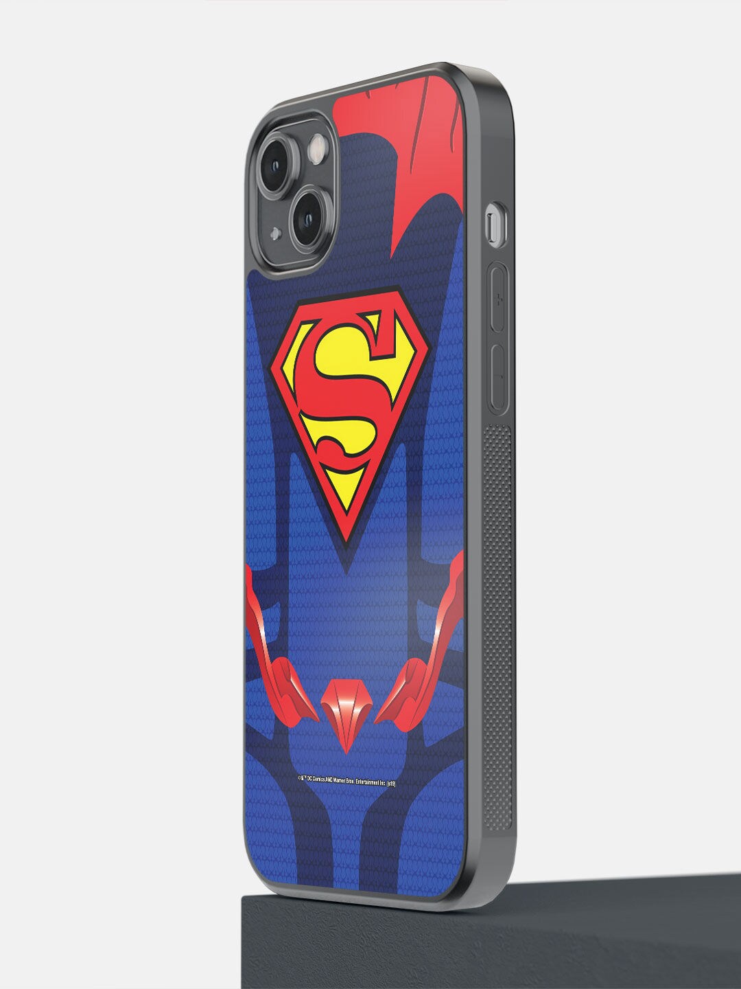 

Macmerise Blue & Red Suit up Superman Design Printed iPhone 14 plus Bumper Phone Back Case