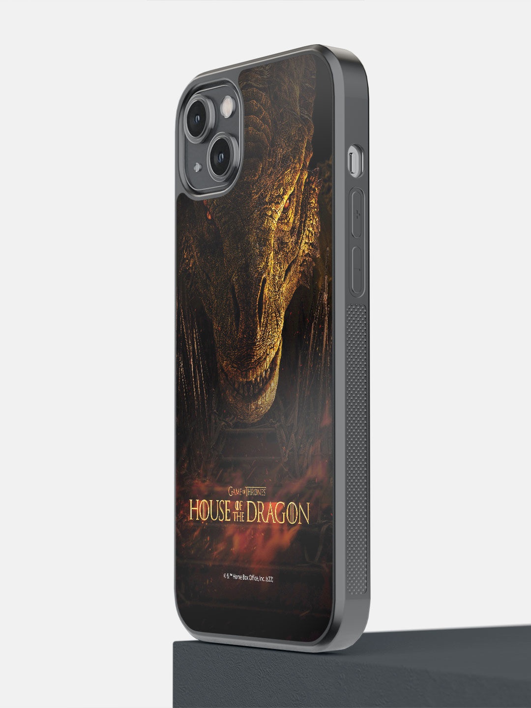 

macmerise Brown & Red Dragon iPhone 14 Plus Back Case