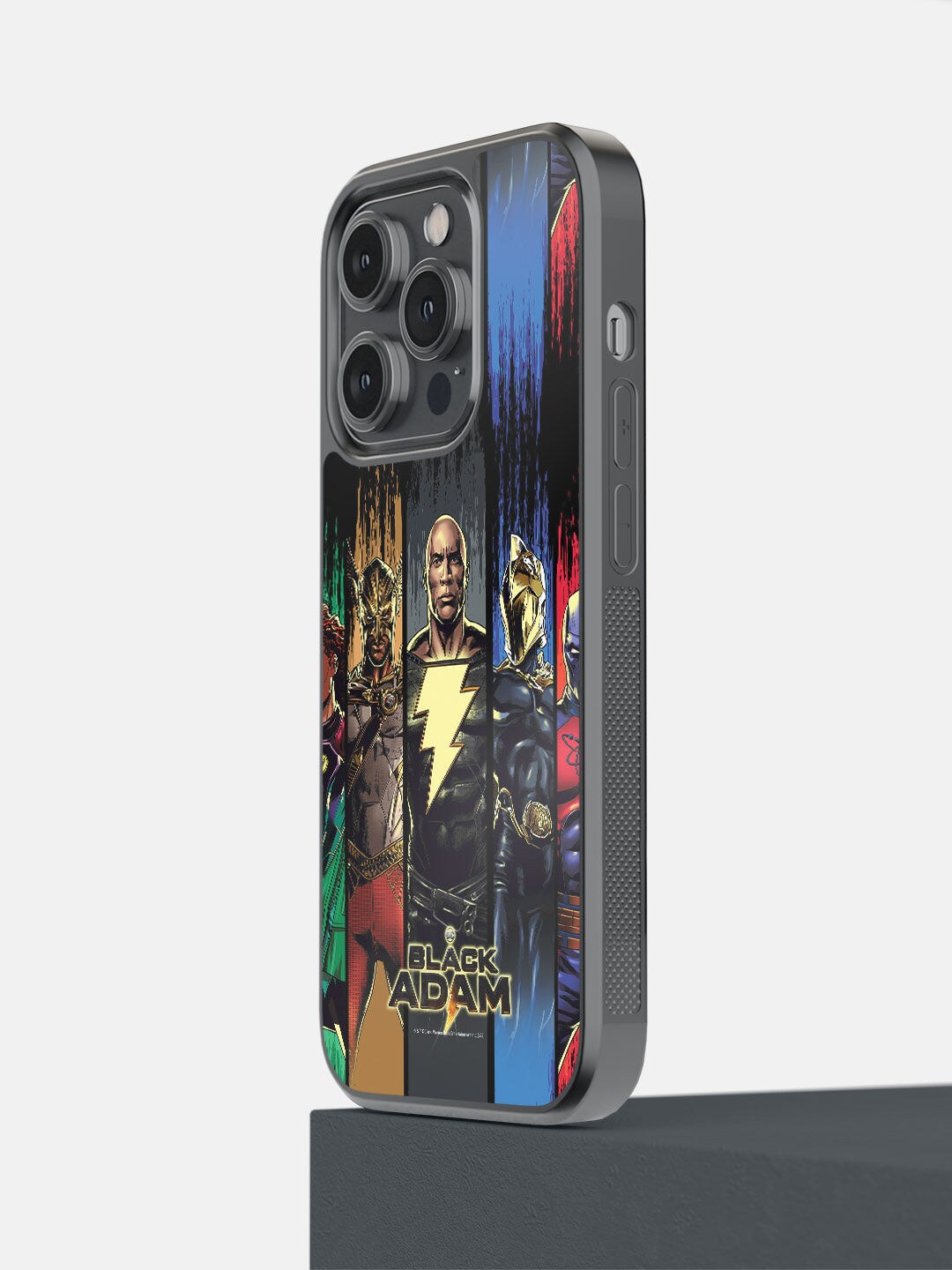 

macmerise Grey & Blue Gang Design Printed iPhone 14 pro Bumper Phone Back Case
