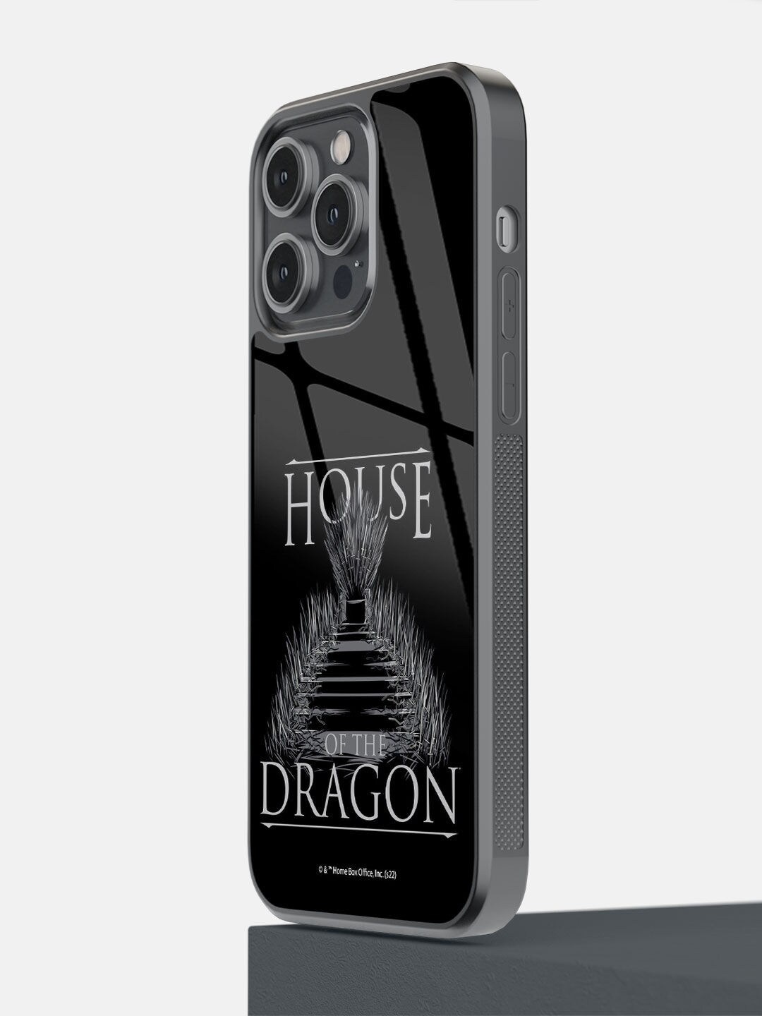 

macmerise Black & Grey Iron Throne Graphic Design iPhone 14 Pro Max Bumper Case