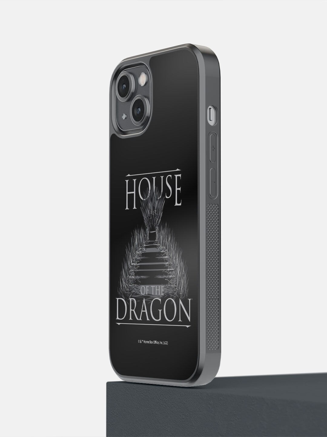 

macmerise Black Iron Throne Graphic Printed iPhone 14 Bumper Case