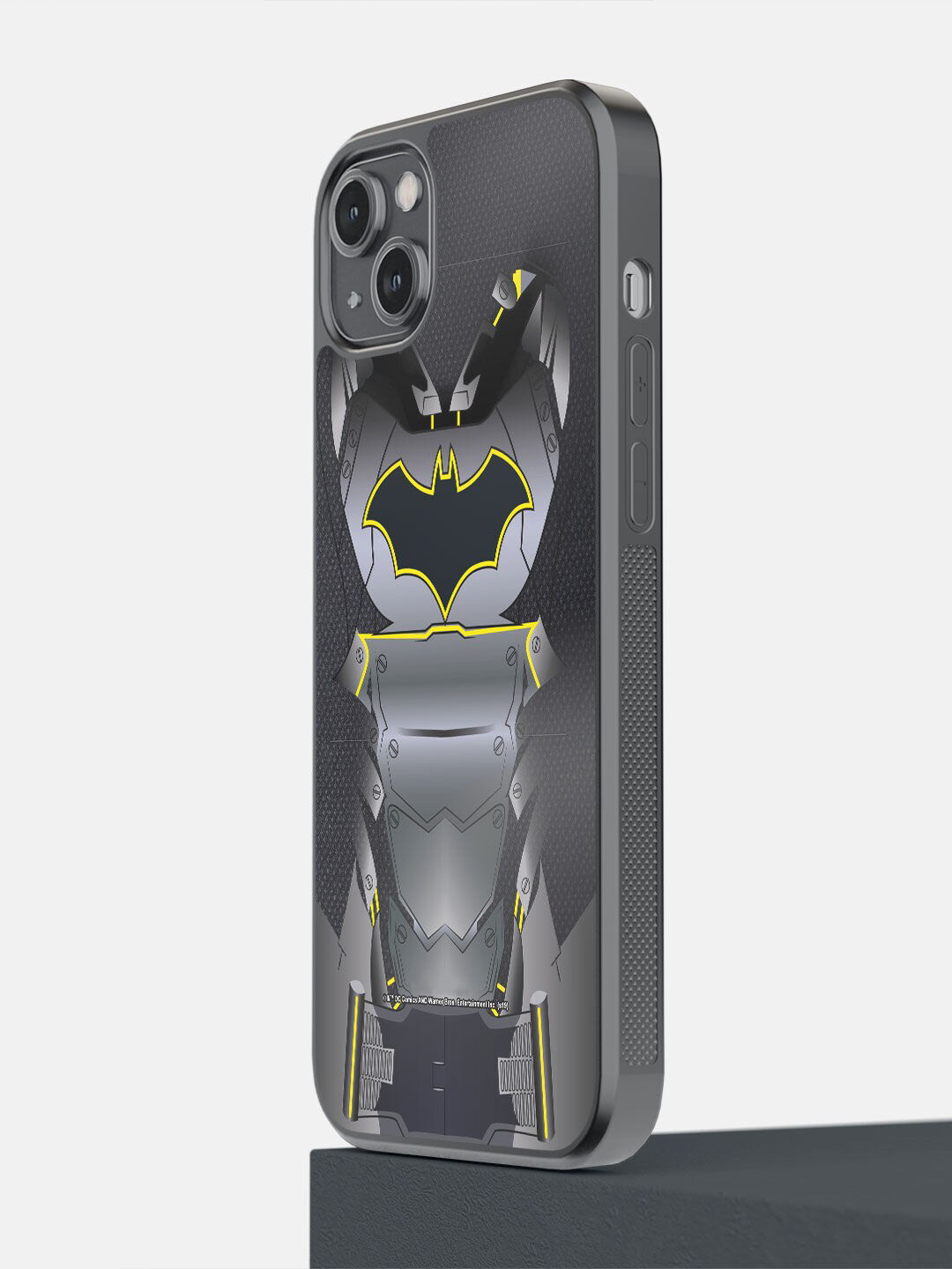 

macmerise Black & Grey Suit Up Batman Printed iPhone 14 Plus Phone Covers