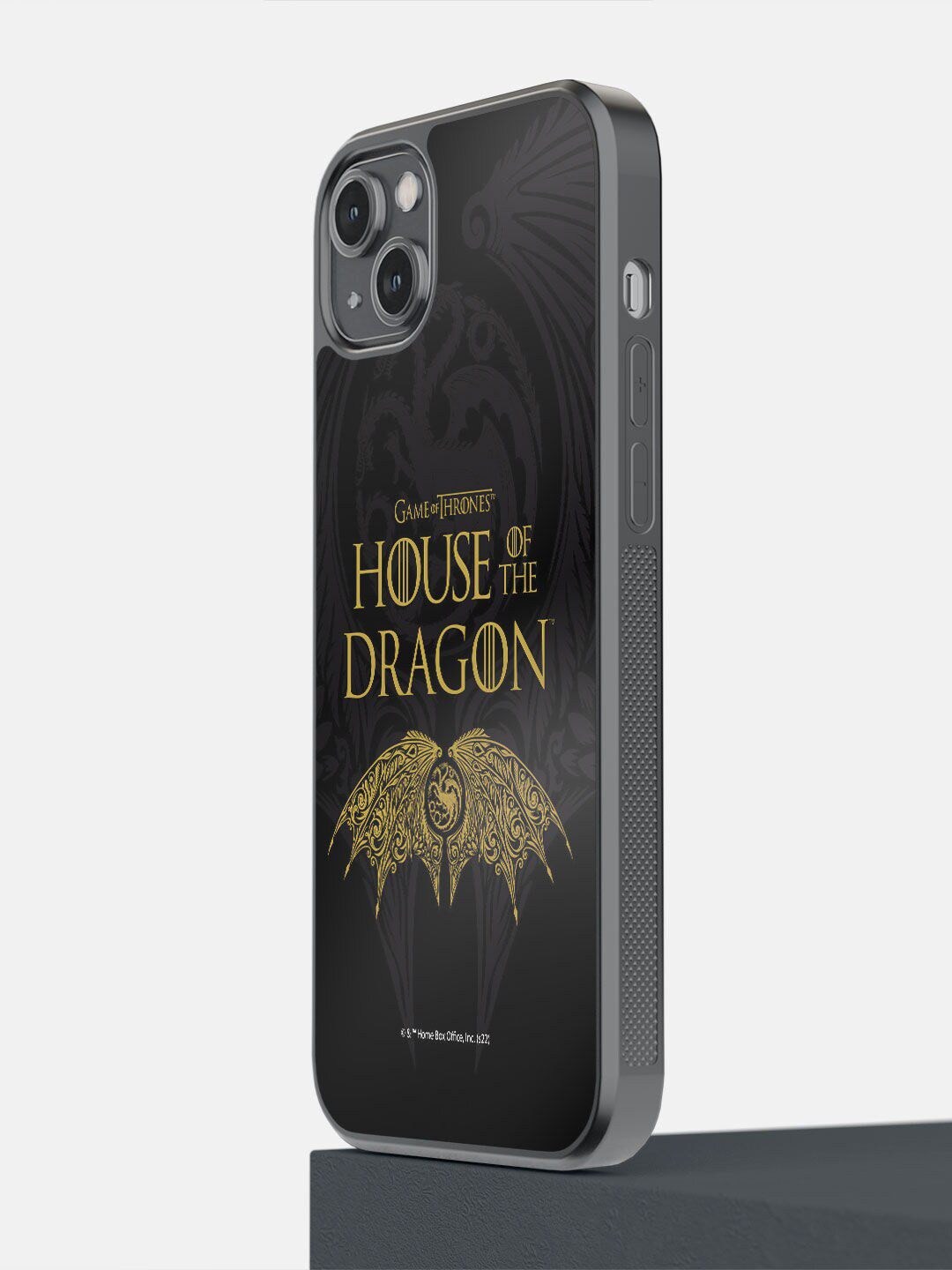 

macmerise Black & Yellow Winged Targaryen Crest iPhone 14 Plus Mobile Back Case