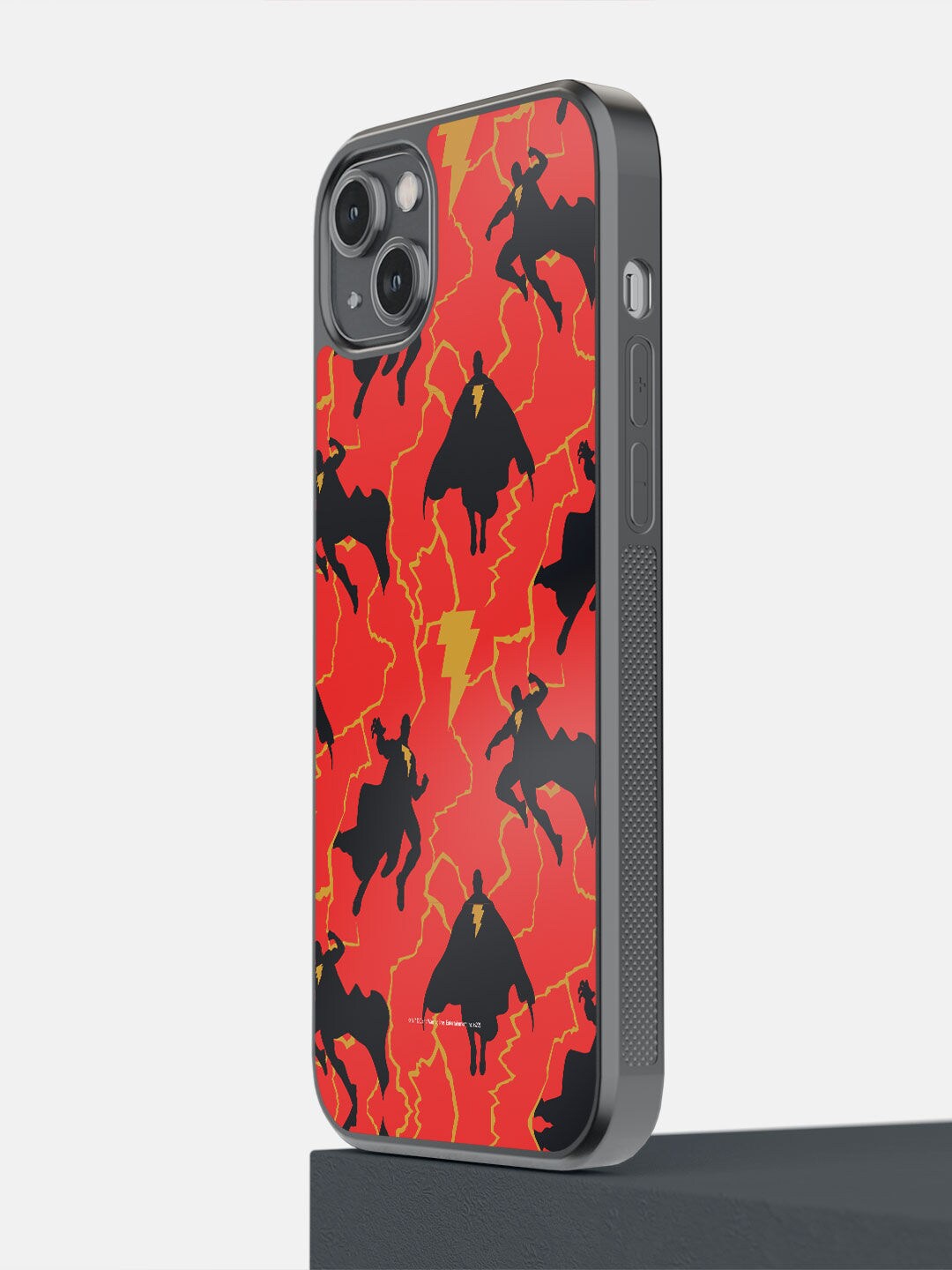 

macmerise Red & Black Printed iPhone 14 Plus Printed Bumper Case