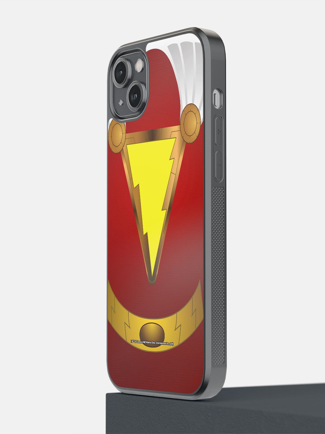 

macmerise Red & Yellow Shazam Suit up Printed iPhone 14 Plus Bumper Case