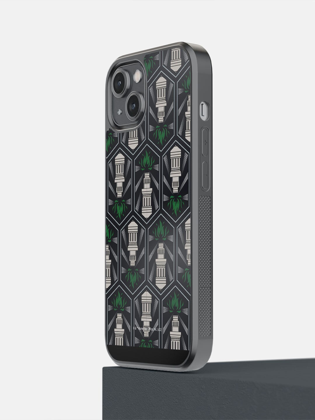 

macmerise Black Printed iPhone 14 Printed Bumper Case