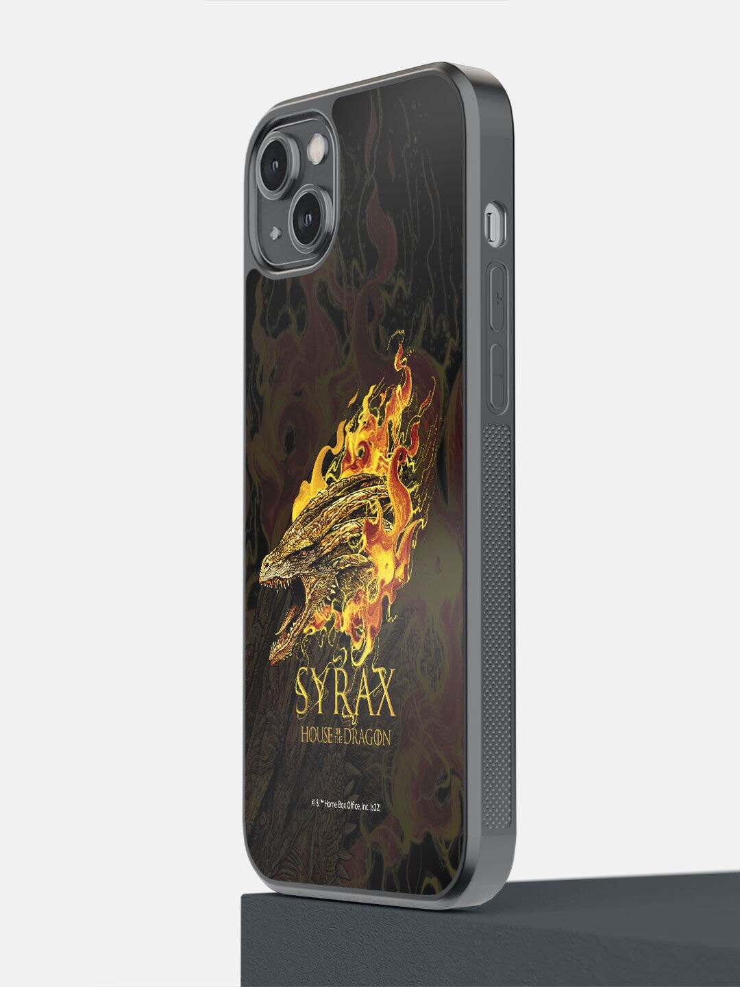 

macmerise Black Printed iPhone 14 Plus Printed Bumper Case