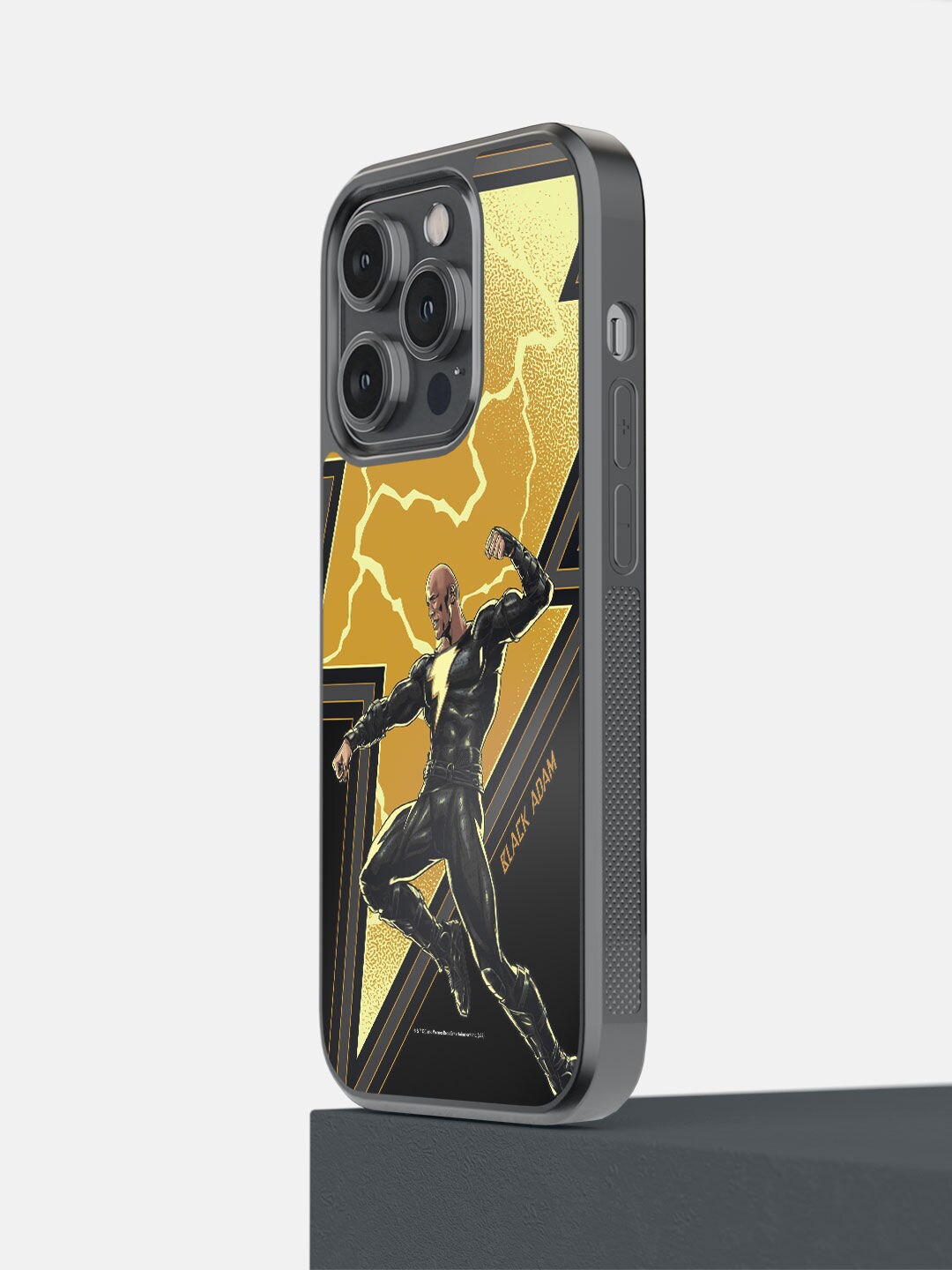 

macmerise Mustard Yellow & Black Printed Adam Pow iPhone 14 Pro Back Cover