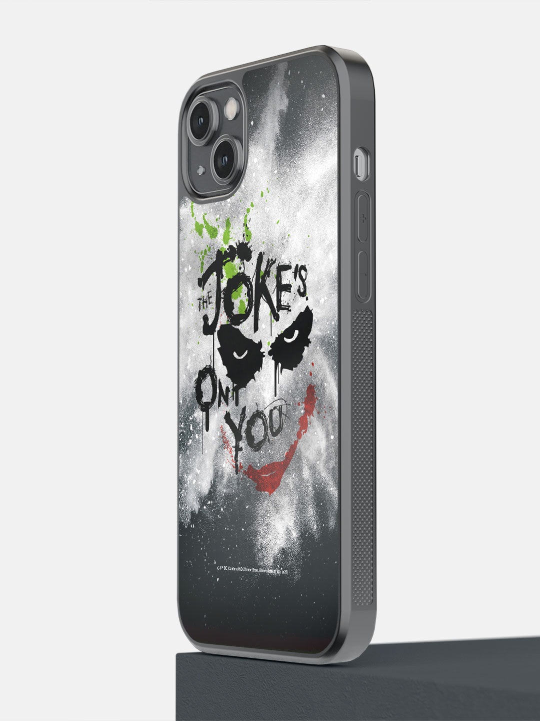 

macmerise Black & White The Jokes on you Design iPhone 14 Plus Bumper Case