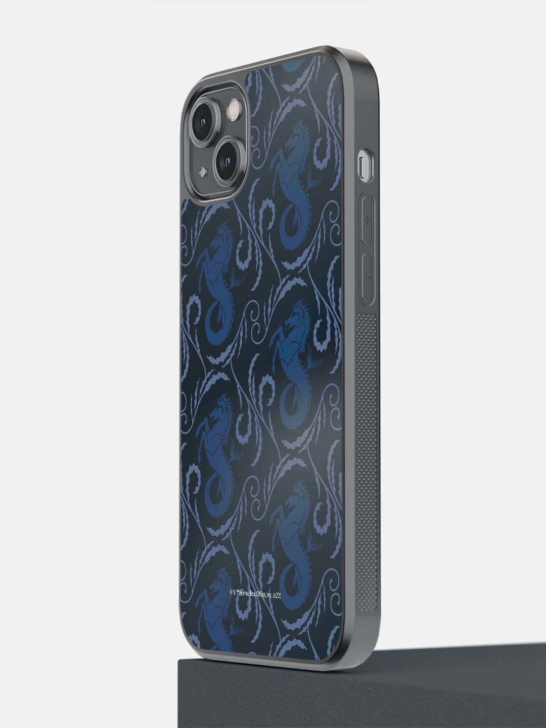 

macmerise Black & Blue Velaryon Sigil Pattern Printed iPhone 14 Plus Bumper Back Case