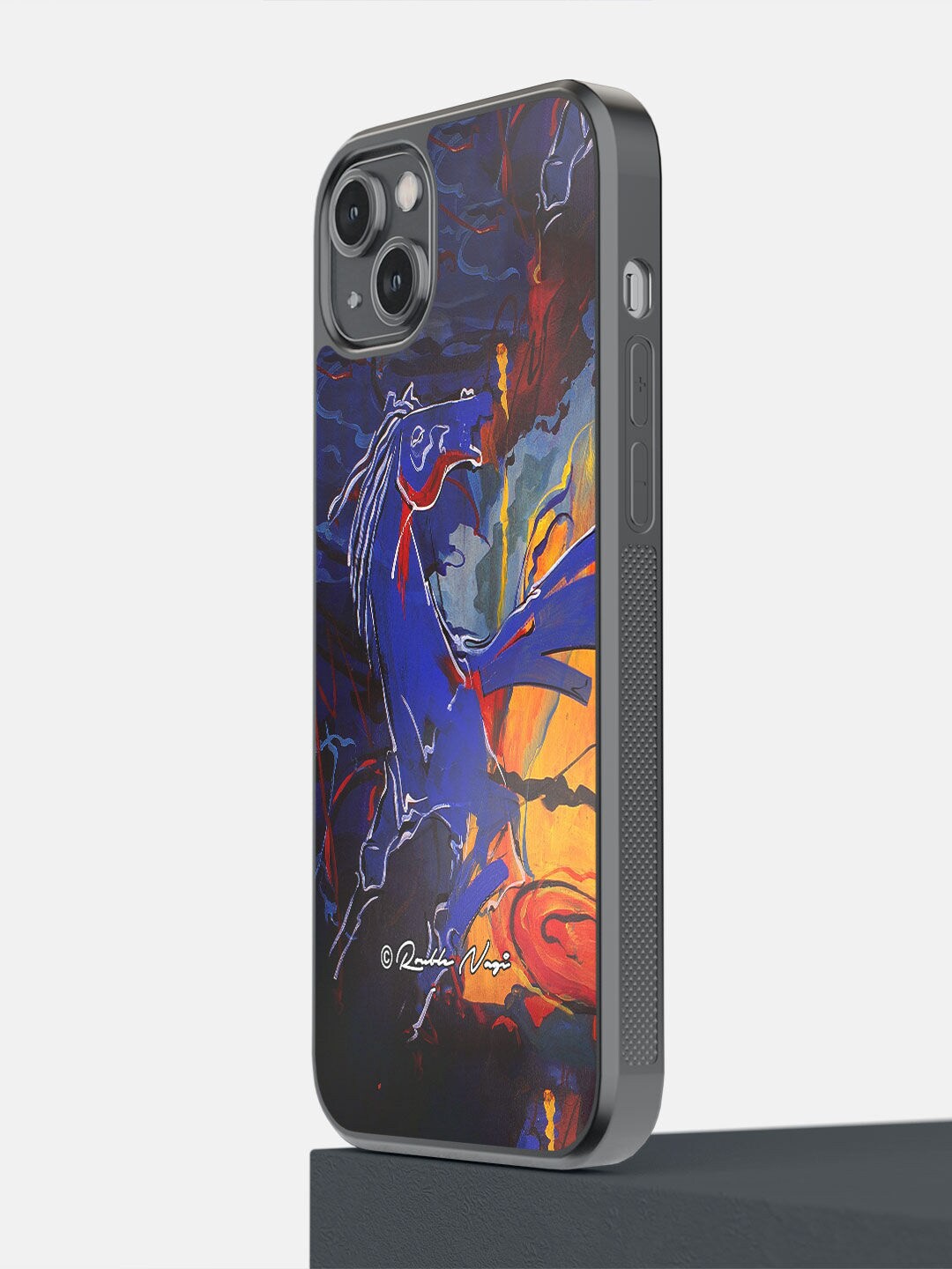 

macmerise Blue & Orange Young Idol iPhone 14 Plus Back Case