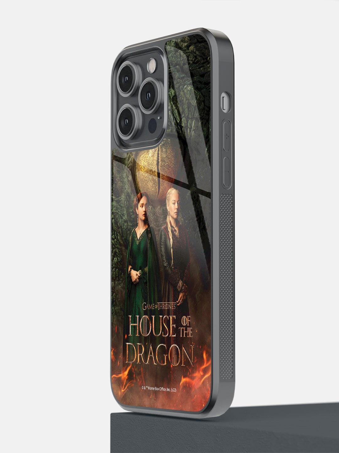 

macmerise Black & Green Vision Green Printed iPhone 14 Pro Max Bumper Case