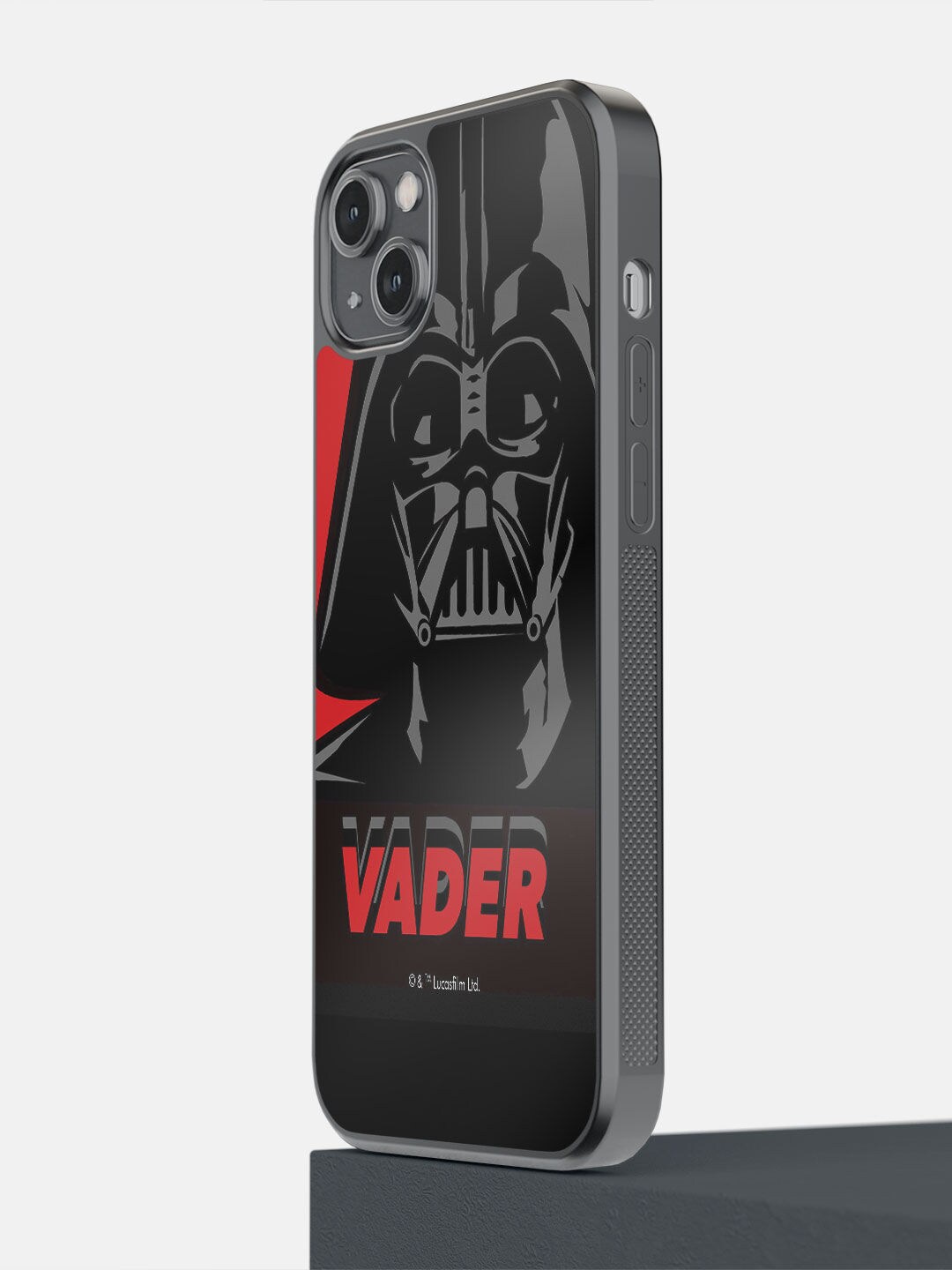 

macmerise Black & Red Vader Design iPhone 14 Plus Bumper Case