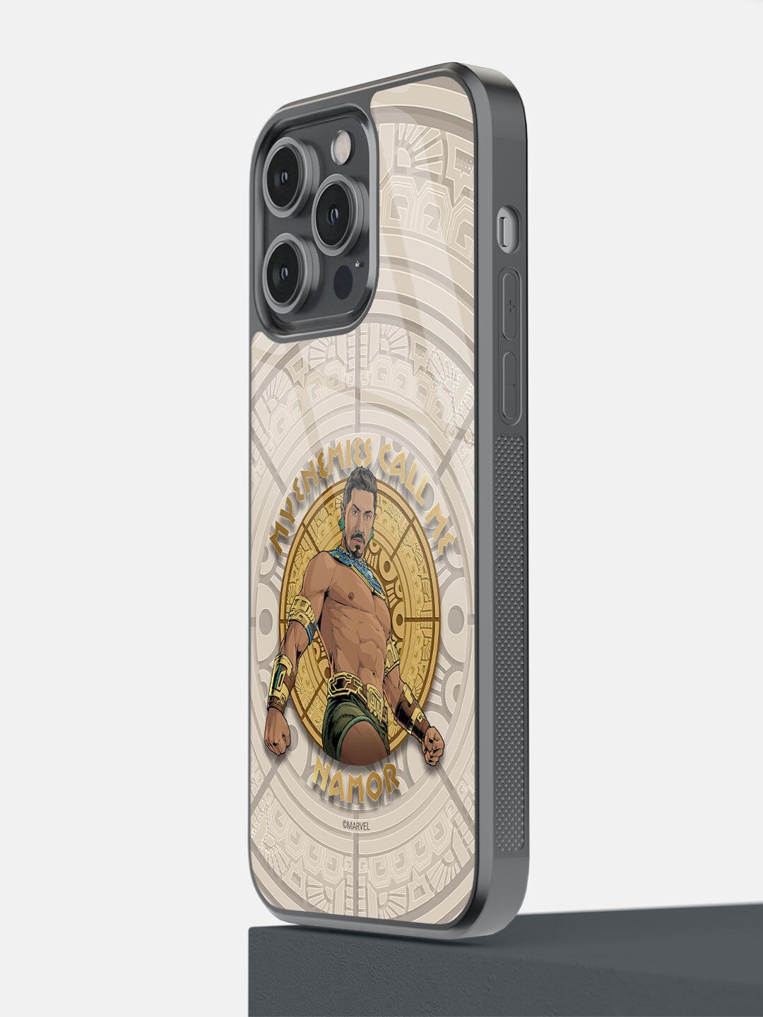 

macmerise Beige & Green Wakanda Forever Enemies Calling Printed iPhone 14 Pro Max Bumper Case