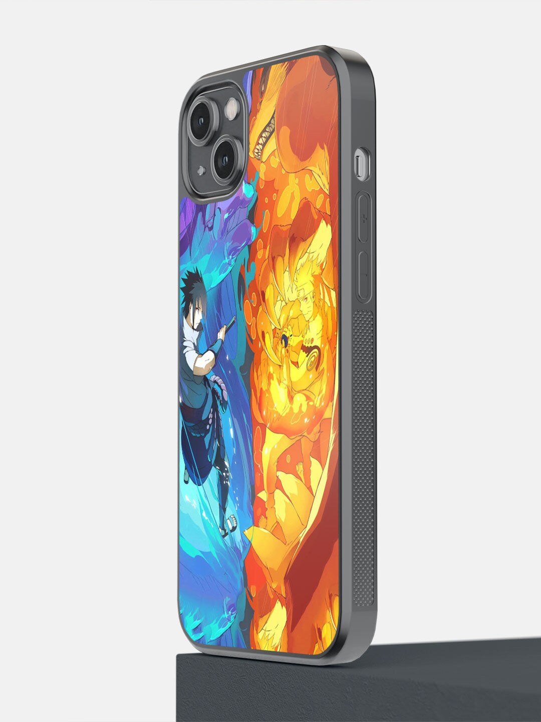 

macmerise Blue Printed Susanoo Vs Kurama iPhone 14 Plus Bumper Phone Back Case